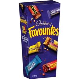 Cadbury Favourites Gifting Chocolate 570g