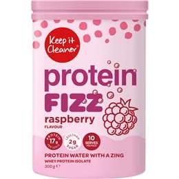 Keep It Cleaner Protein Fizz Raspberry Flavour 300g