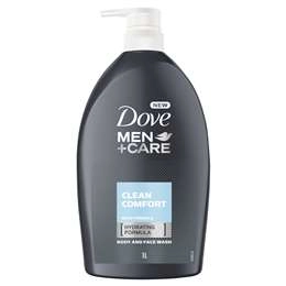 Dove Men+care Clean Comfort Body And Face Wash 1l