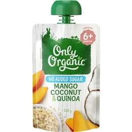 Only Organic Mango Coconut & Quinoa  120g