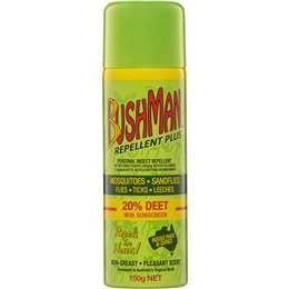 Bushman Insect Repellent With Sunscreen 150g