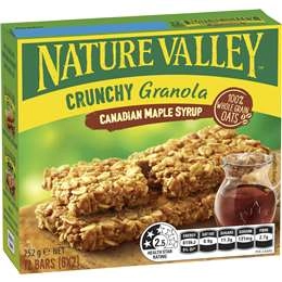 Nature Valley Crunchy Canadian Maple Syrup Granola Bars 6 Pack