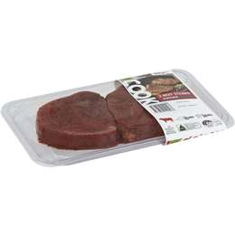 Woolworths Cook Beef Pepper Steaks  300g