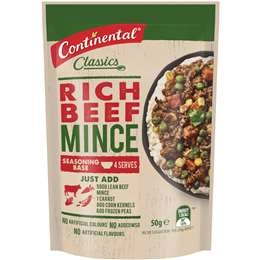 Continental Classics Recipe Base Rich Beef Mince 50 G