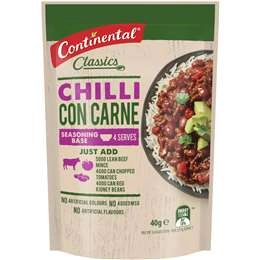 Continental Classics Chilli Con Carne Recipe Base Family Pack 40g