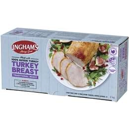 Ingham's Frozen Turkey Breast Ready To Roast 2kg