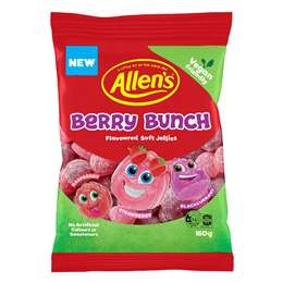 Allen's Berry Bunch Falvoured Soft Jellies 160g