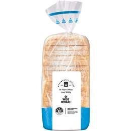 Woolworths Wise Wheat Hi Fibre White Loaf 800g