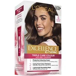 L'oreal Excellence Creme Hair Colour 5 Brown Each