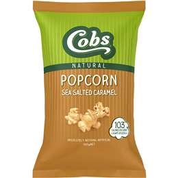 Cobs Natural Popcorn Sea Salted Caramel 100g