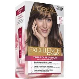 L'oreal Excellence Creme Hair Colour 6.1 Light Ash Brown Each