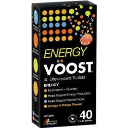 Voost Effervescent Energy Tablets 40 Pack