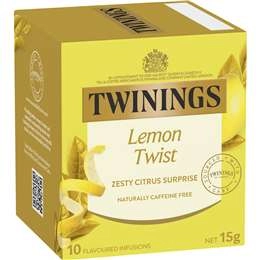 Twinings Lemon Twist Tea Bags  10 Pack