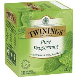 Twinings Pure Peppermint Tea Bags  10 Pack