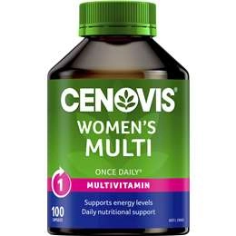 Cenovis Women's Multivitamin Capsules Multi Vitamin For Energy 100 Pack