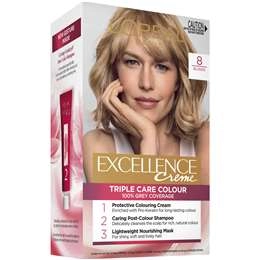 L'oreal Excellence Creme Hair Colour 8 Blonde Each