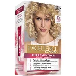 L'oreal Excellence Creme Hair Colour 10 Very Light Blonde Each