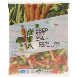 Woolworths Prep Set Go Frozen Stir Fry Mixed Vegetables 500g