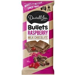 Darrell Lea Raspberry Liquorice Block Milk Chocolate Block 180g