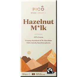 Pico Organic Vegan chocolate Hazelnut Milk 80g