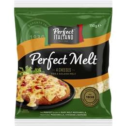 Perfect Italiano Grated 4 Cheese Melt  150g