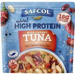 Safcol Tuna Pouch Red Beans & Quinoa  160g