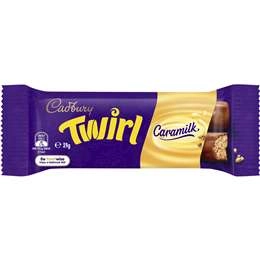 Cadbury Twirl Caramilk Milk Chocolate Bar 39g