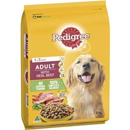 Pedigree Adult Dry Dog Food With Real Beef 8kg