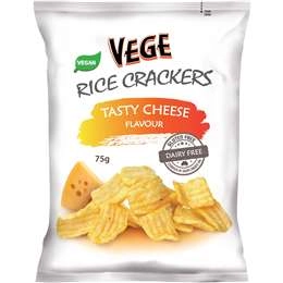 Vege Chips Rice Crackers Cheese  75g