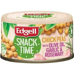 Edgell Snack Time Chickpea Olive Oil Garlic & Rosemary 70g