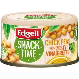 Edgell Snack Time Chickpeas Salad Topper With Zesty Vinaigrette 70g