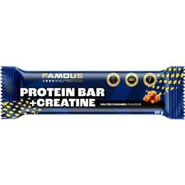 Famous Nutrition Creatine Protein Bar Salted Caramel Flavour 60g