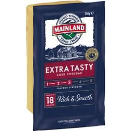 Mainland Extra Tasty Cheddar  250g