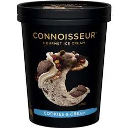 Connoisseur Ice Cream Cookies & Cream 1l Tub