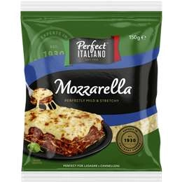 Perfect Italiano Grated Mozzarella  150g