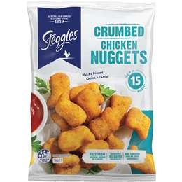 Steggles Chicken Nuggets Crumbed 1kg