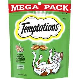 Temptations Cat Treats Seafood Medley Flavour 180g