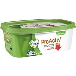 Flora Proactiv Cholesterol Lowering Margarine Spread Original 250g