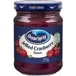 Ocean Spray Fruit Sauce Cranberry Jellied 275g