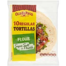 Old El Paso Fajita Tortilla Wraps  10 Pack