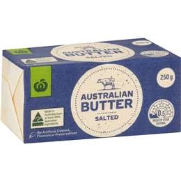 Woolworths Australian Butter Salted  250g