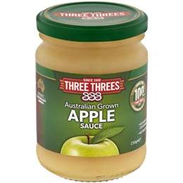 Three Threes Australian Apple Sauce  250g