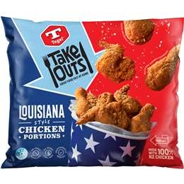 Tegel Take Outs Louisiana Style Chicken Portions 1kg