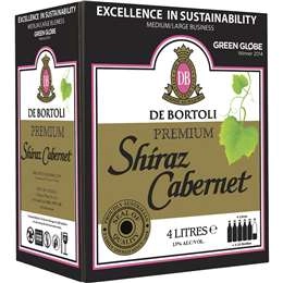 De Bortoli Premium Cask Wine Shiraz Cabernet 4l