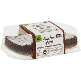 Woolworths Free From Gluten Dairy Free Chocolate Cheesecake 220g