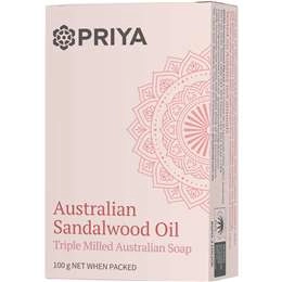 Priya Australian Sandalwood Body Balance Bar 100g