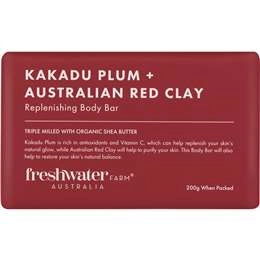 Freshwater Farm Kakadu Plum & Australian Red Clay Replenishing Body Bar 200g