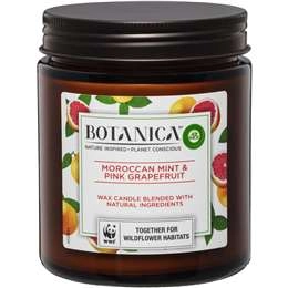 Botanica Candle Moroccan Mint & Pink Grapefruit 205g