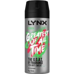 Lynx Antiperspirant Aerosol Africa The G.o.a.t. Of Fragrance 165ml