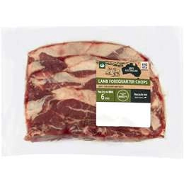 Woolworths Lamb Forequarter Chops 800g - 1.6kg